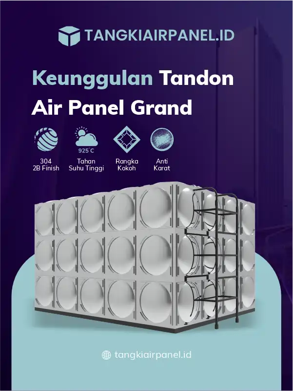 Rekomendasi Tandon Air Panel Murah Berkualitas Tinggi
