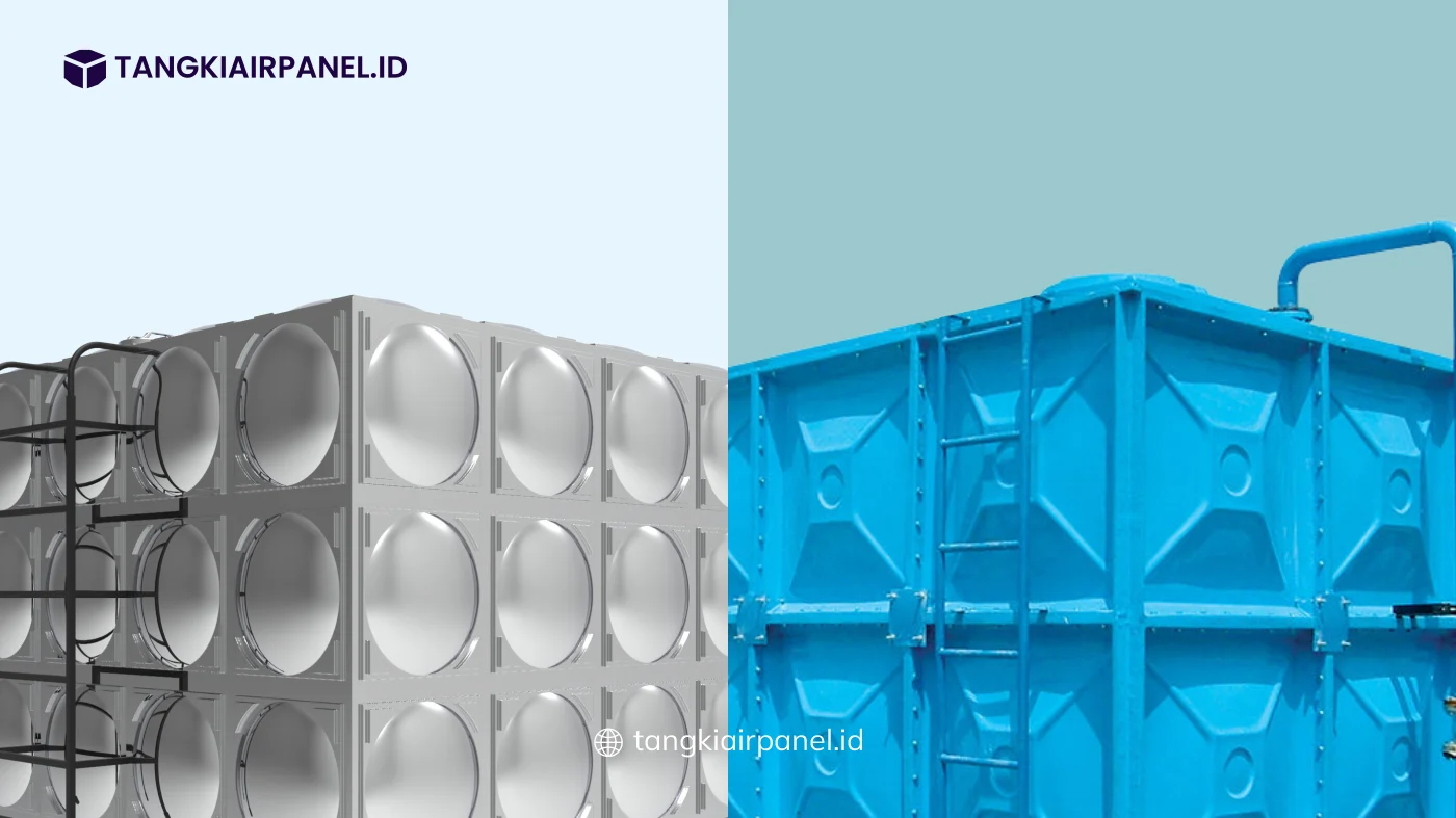 Kelebihan Tandon Air Panel Stainless Dibandingkan Fiber 