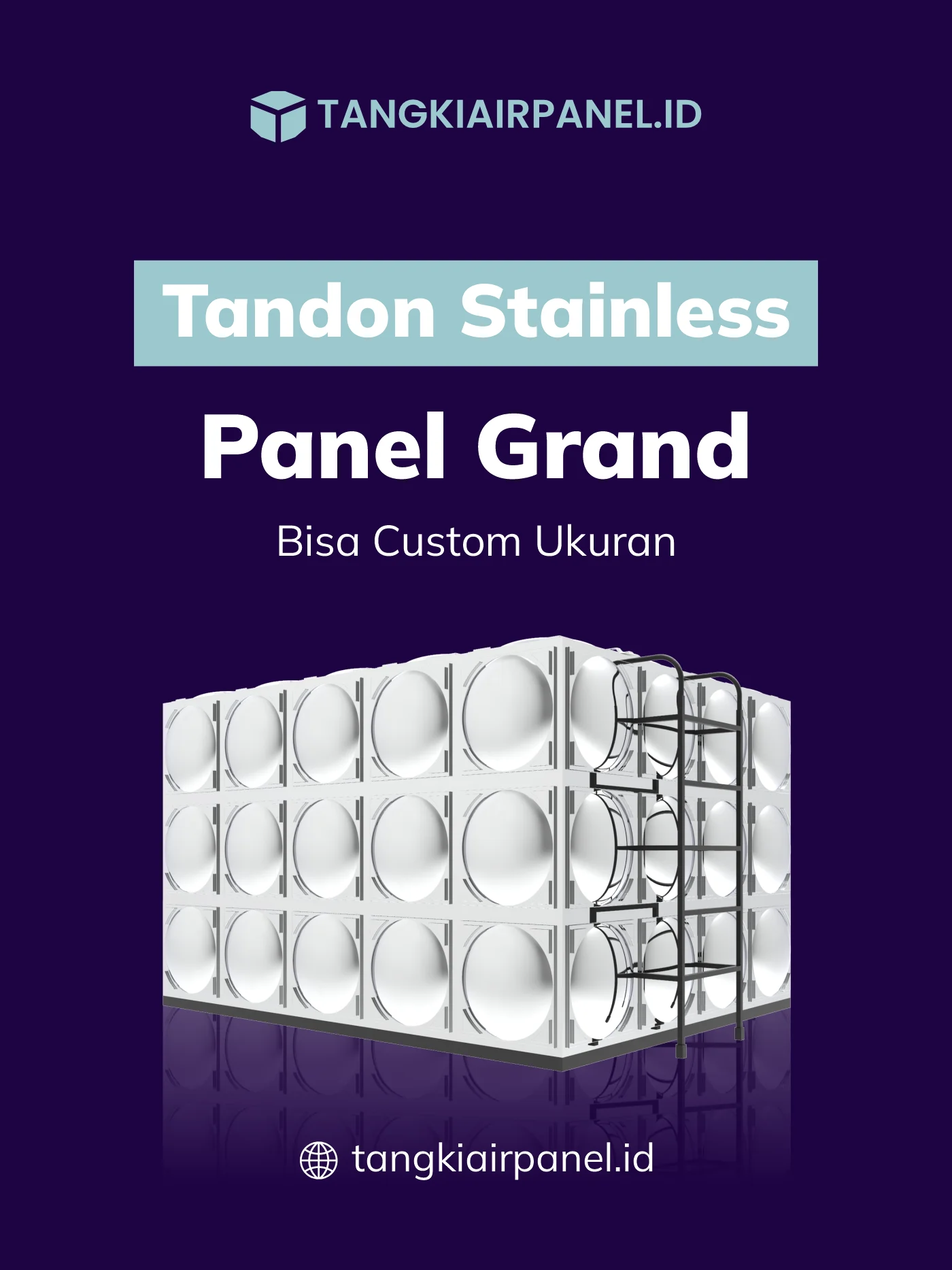 Tandon Stainless Panel Grand Bisa Custom Ukuran