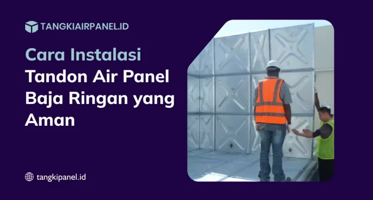 Tandon Air Panel Baja Ringan