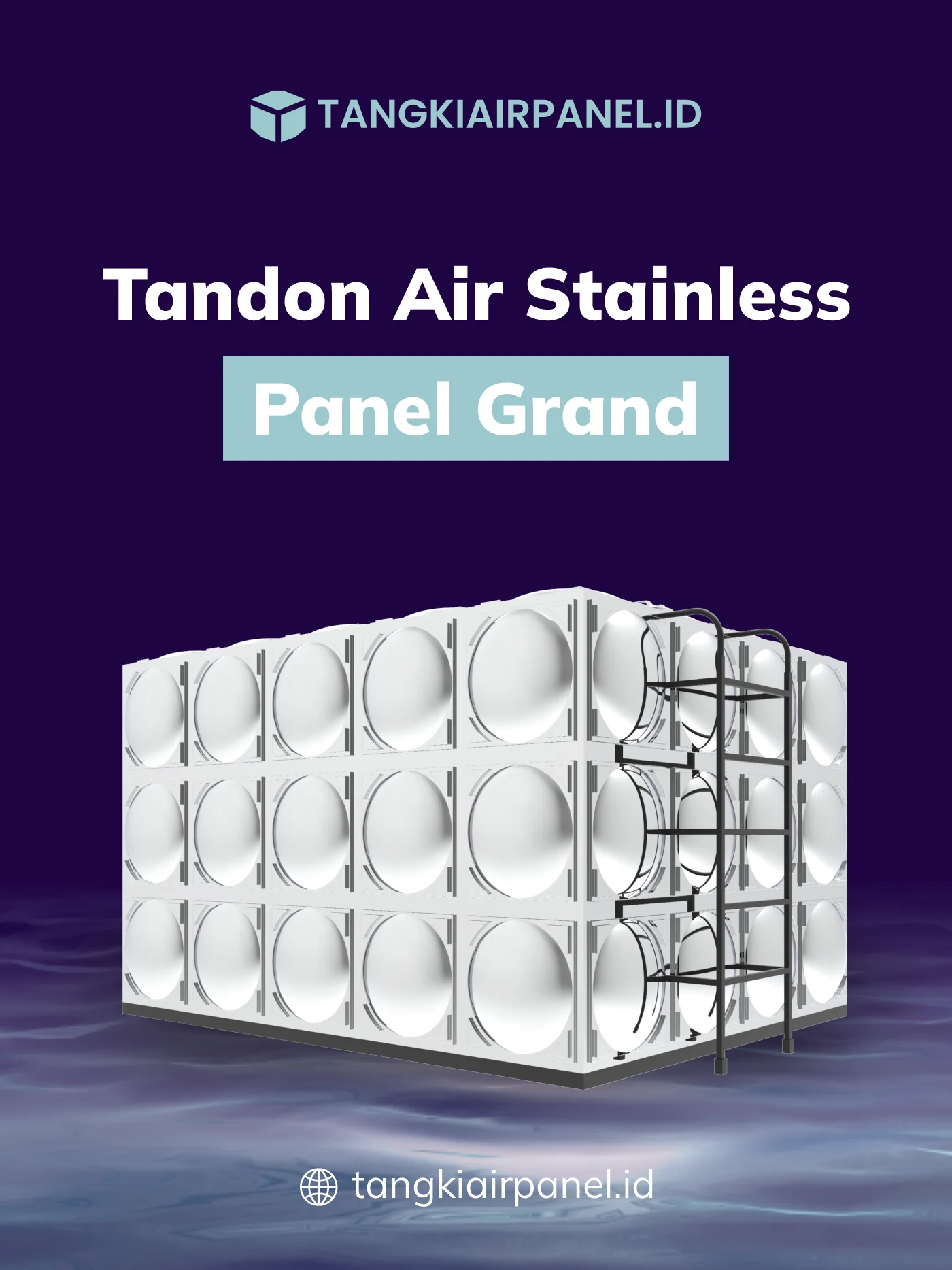  Tandon Air Stainlesss Panel Grand Cocok untuk Industri 