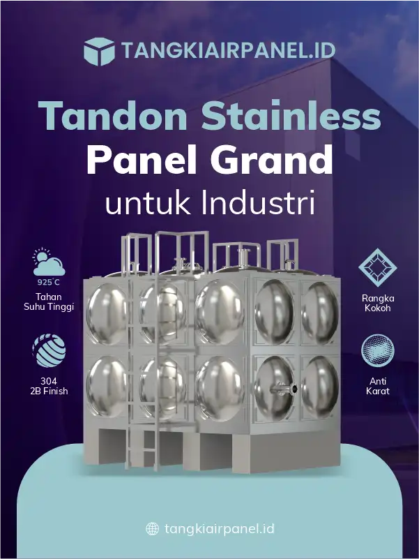 Tandon Panel Stainless Grand Untuk Industri