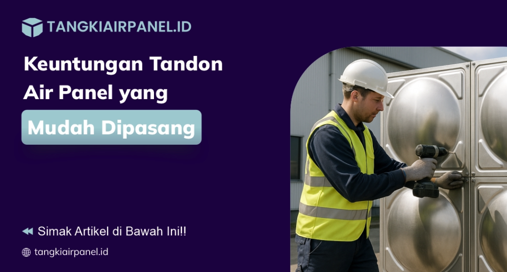 Tandon Air Panel Mudah Pasang