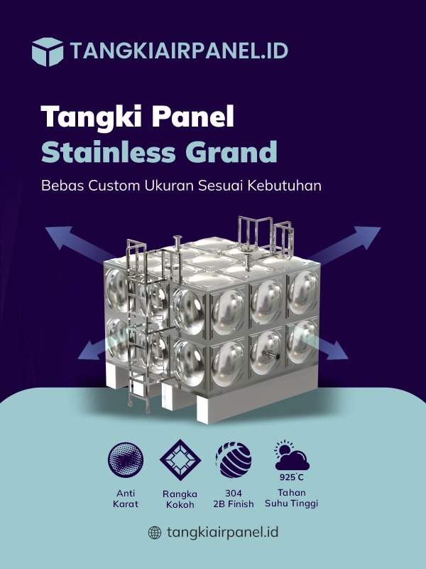Tandon Panel Stainless Grand, Solusi Tandon Modern