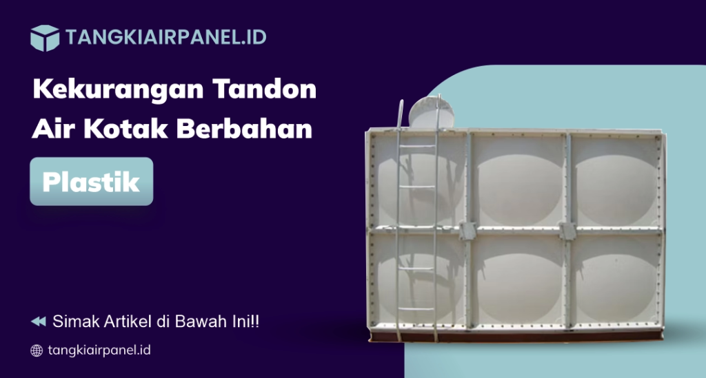 Tandon Air Kotak Bahan Plastik