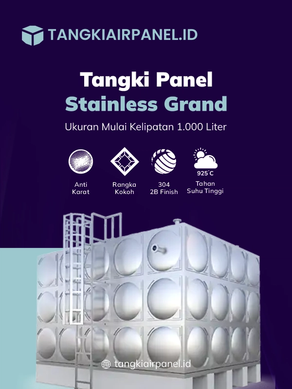 Rekomendasi Tandon Panel Stainless yang Andal dan Modern