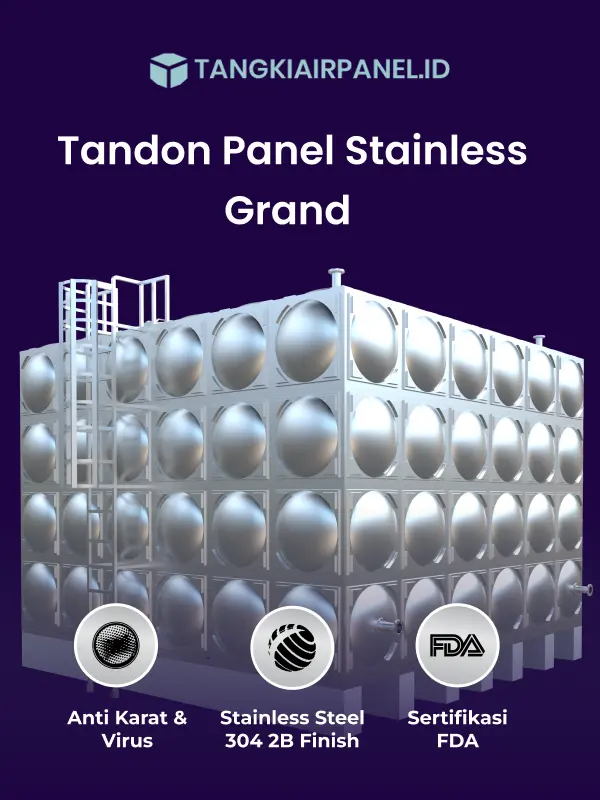 Tandon Panel Stainless Grand Hemat Energi