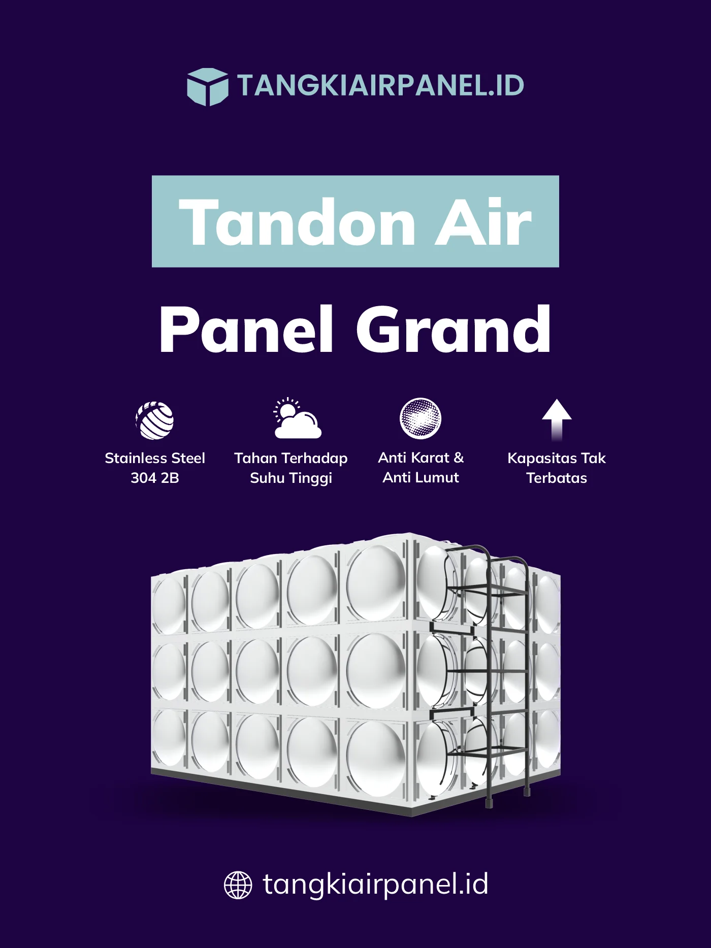 Berbagai Keunggulan Tandon Panel Stainless Grand