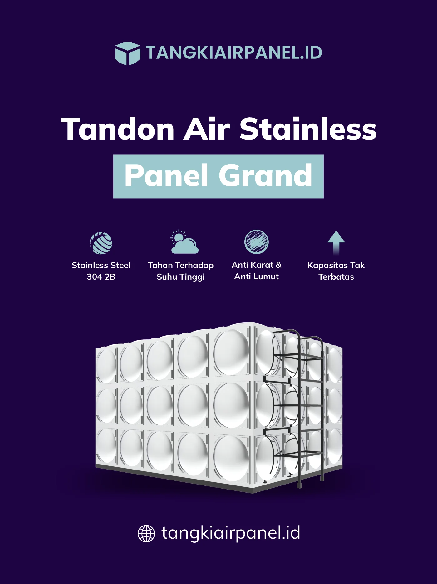 Berbagai Keunggulan Tandon Panel Stainless Grand