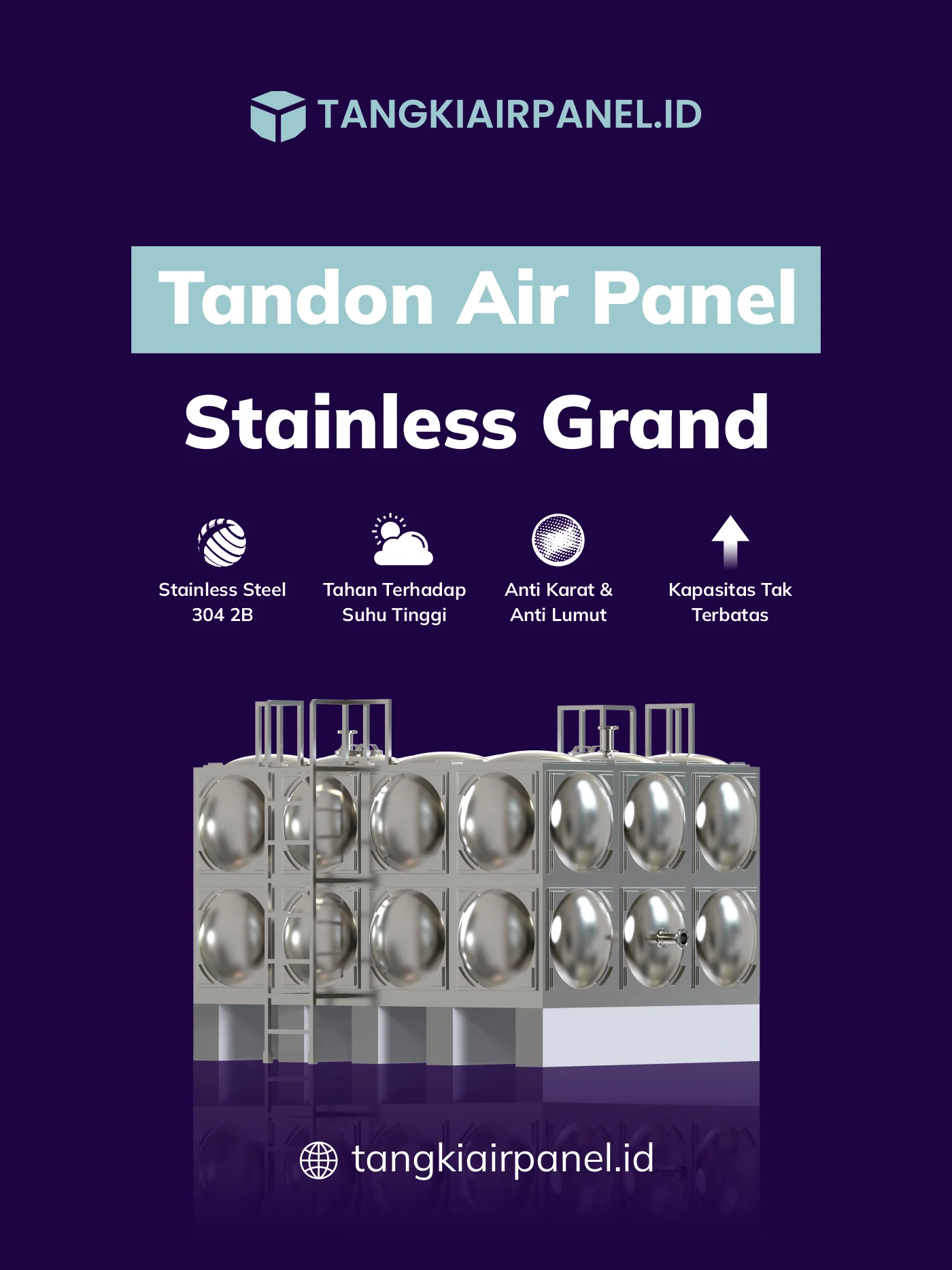 Keunggulan Tandon Air Panel Stainless Grand