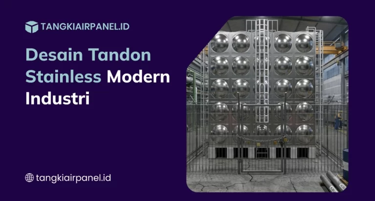 Desain Tandon Stainless Modern Industri