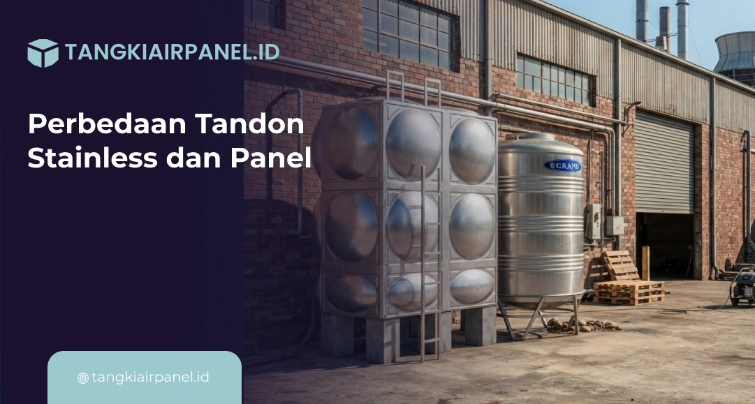 Perbedaan Tandon Stainless dan Panel